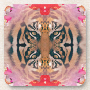 Dessous-de-verre Art numérique Tiger Kaliedi