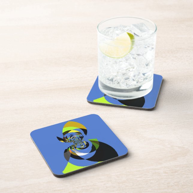 Dessous-de-verre Art Vector Design pour femme africaine Imprimer (Côté Droit)