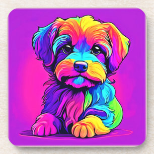 Dessous-de-verre Artefacts Rainbow Puppy