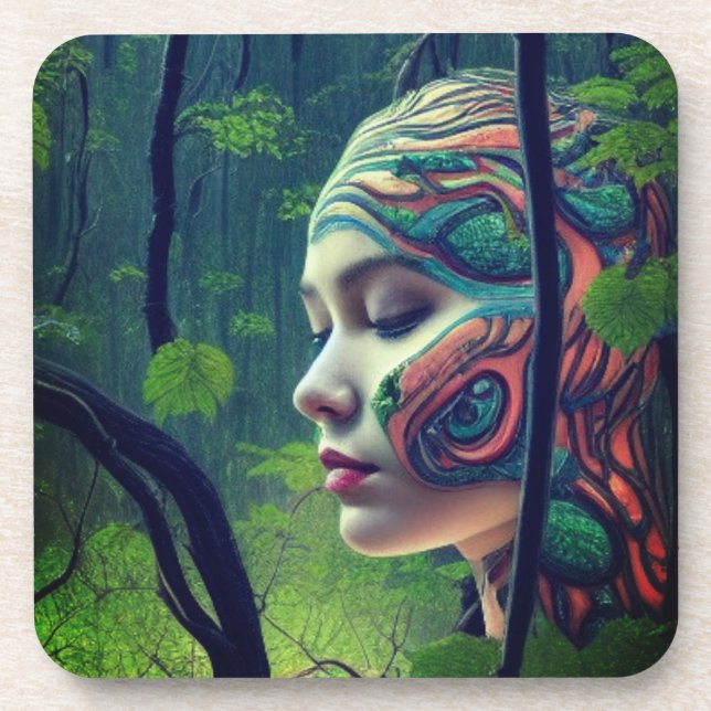 Dessous-de-verre Artsy Lady (Devant)