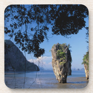 Dessous-de-verre Asie, Thaïlande, Parc national d'Ao Phangnga, litt