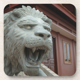 Dessous-de-verre Asie, Viêt Nam. Sculpture de lion à Chau Doc