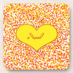 Dessous-de-verre ASL-I Love You with Heart par Shirley Taylor