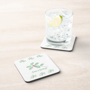 Dessous-de-verre Assiette en papier Vœux de la saison