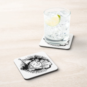 Dessous-de-verre Assistant vintage de Oz, Portrait de Femme Munchki