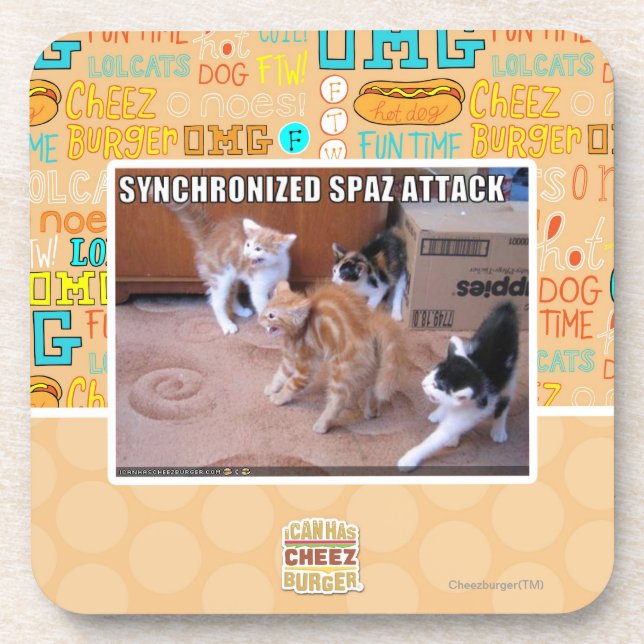 Dessous-de-verre Attaque de Sychronized Spaz (Devant)