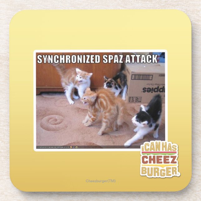 Dessous-de-verre Attaque de Sychronized Spaz (Devant)