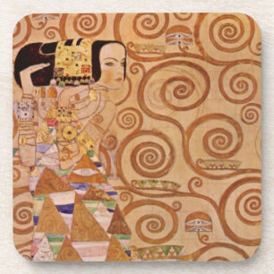 Dessous-de-verre Attente de Klimt Vintage Art Nouveau victorien