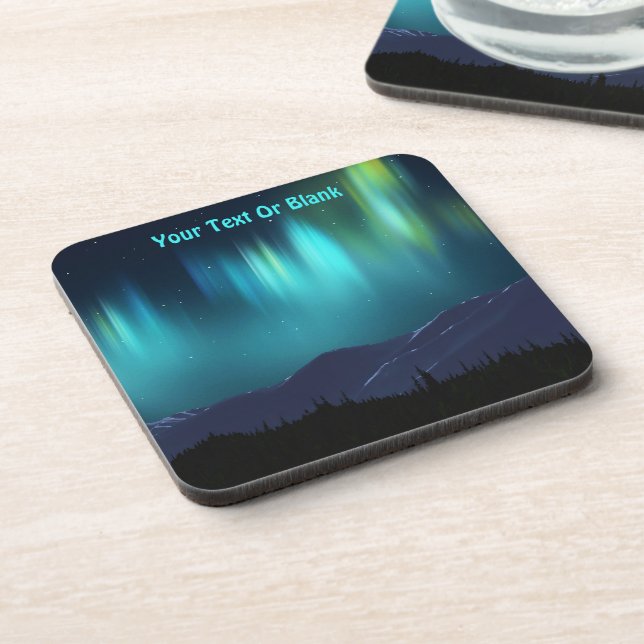 Dessous-de-verre Aurora Borealis (Côté gauche)