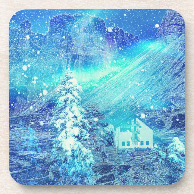 Dessous-de-verre Aurora Dans Les Vallées (Devant)