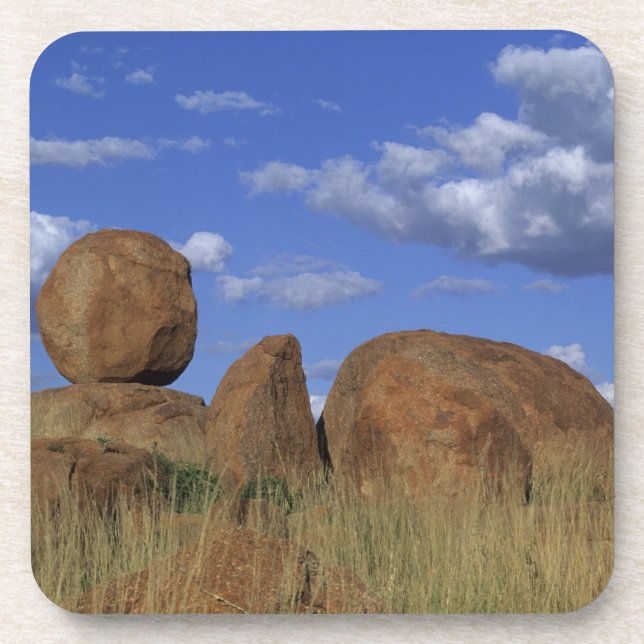 Dessous-de-verre Australie, billes du Diable. Grès sphérique (Devant)