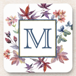 Dessous-de-verre Automne Quitte la frontière Monogramme