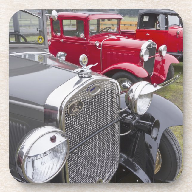 Dessous-de-verre automobiles Ford antiques (Devant)