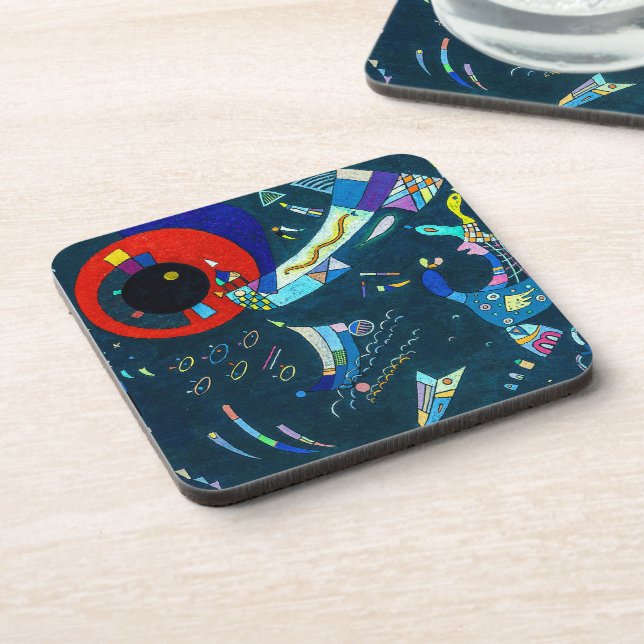 Dessous-de-verre Autour du cercle - Kandinsky (Côté gauche)