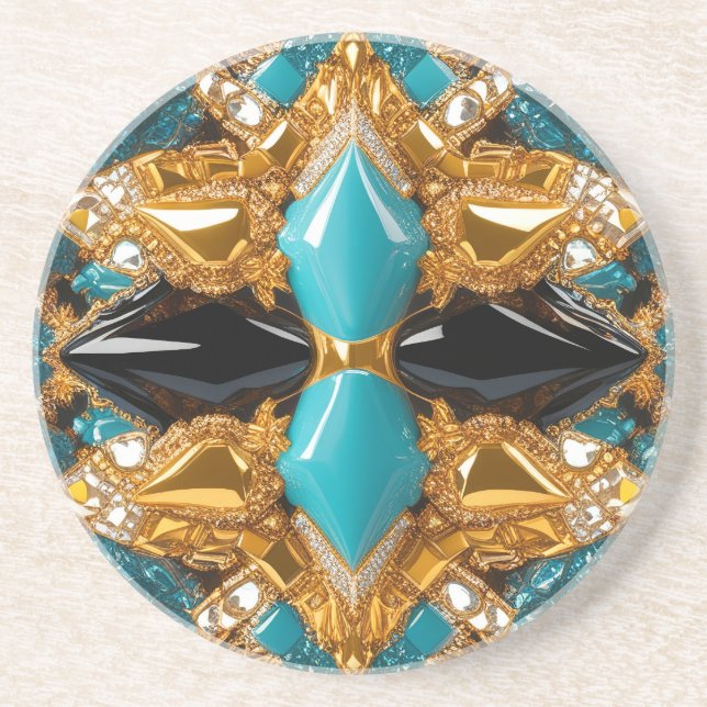 Dessous de verre avec Bahamas Colours Design (Devant)