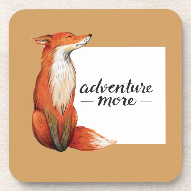 Dessous-de-verre aventure plus renard (Devant)