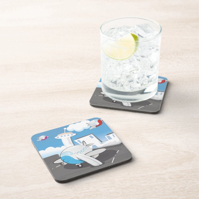 Dessous-de-verre Avions Jouets (Côté Droit)