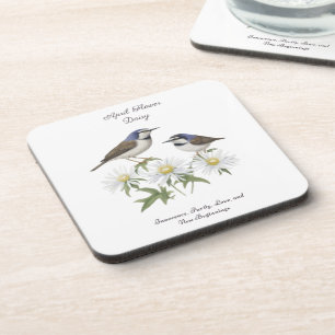 Dessous-de-verre Avril Mois de naissance Fleur Daisy Chéri Annivers