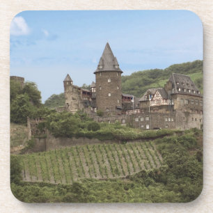 Dessous-de-verre Bacharach, Allemagne, Château de Stahleck, Schloss