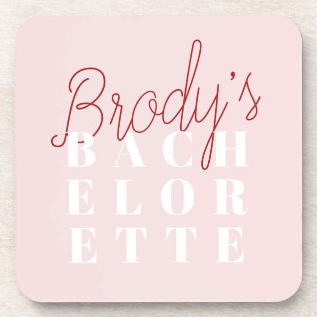 Dessous-de-verre Bachelorette Party - Brody (Devant)