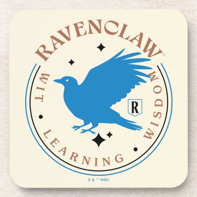 Dessous-de-verre Badge de fierté de la maison RAVENCLAW™ Blue Eagle (Devant)