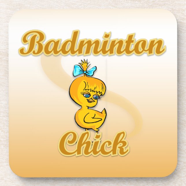 Dessous-de-verre Badminton Chick (Devant)