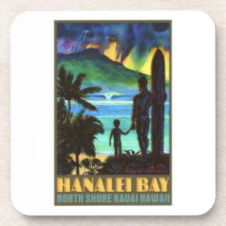 Dessous-de-verre Baie de Hanalei