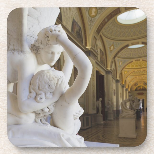 Dessous-de-verre Baiser de Cupidon et Psyché, par Antonio Canova (Devant)