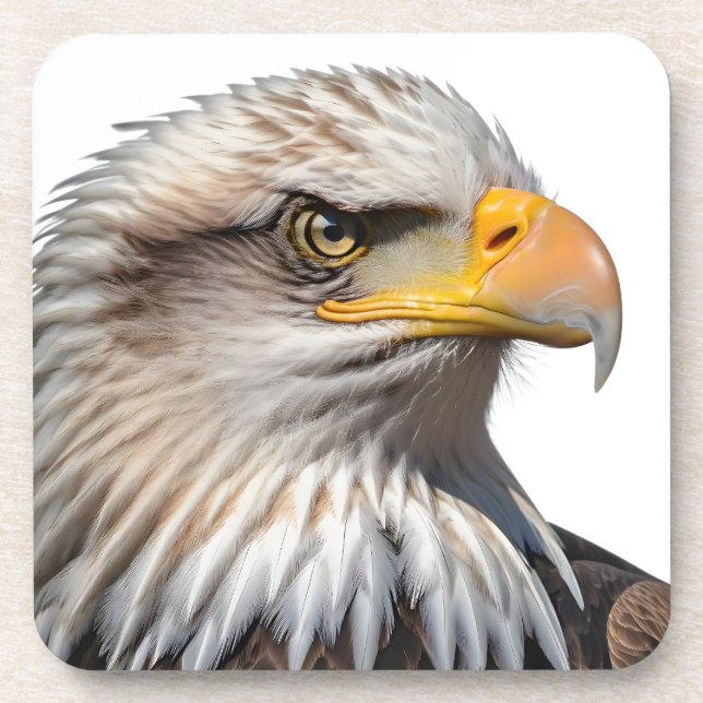 Dessous-de-verre Bald Eagle Profile (Devant)