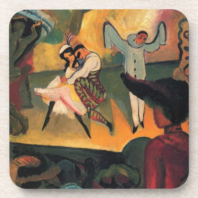 Dessous-de-verre Ballets Russes, Ballet russe par August Macke (Devant)