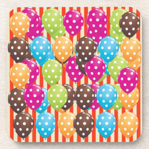 Dessous-de-verre Balloirs de fête Stripes cirque pois Amusement