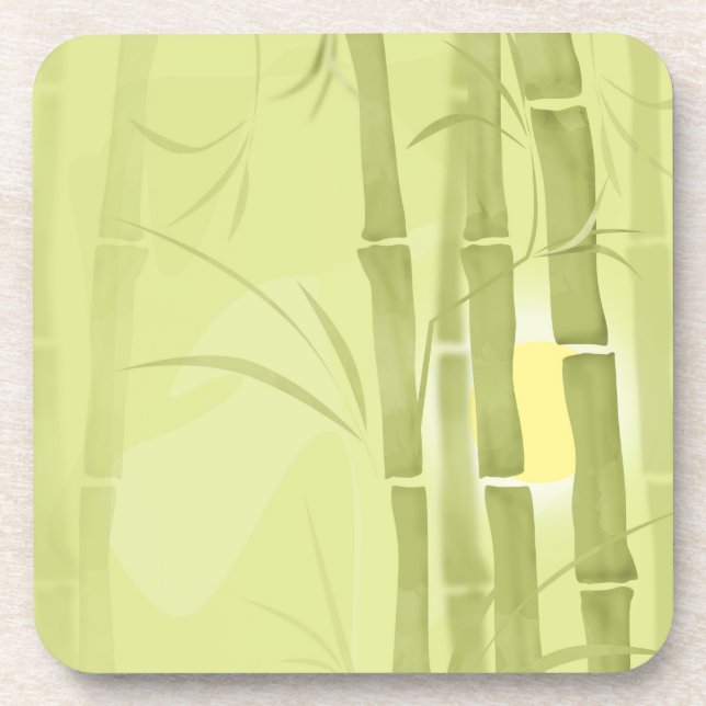 Dessous-de-verre Bamboo vert (Devant)
