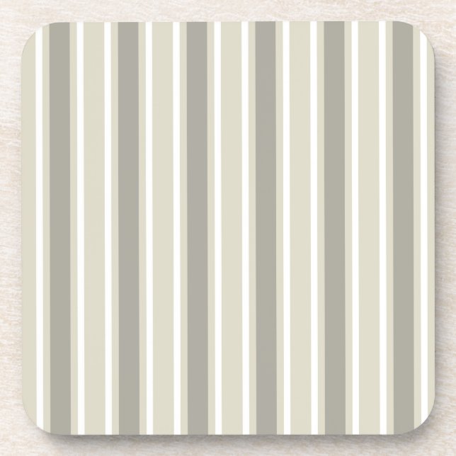 Dessous-de-verre Bande de bonbons beige (Devant)