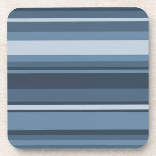 Dessous-de-verre Bandes bleu gris
