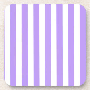 Dessous-de-verre Bandes de bonbons violettes et blanches