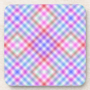 Dessous-de-verre Bandes de texture de tissu plaqué Motif-18848