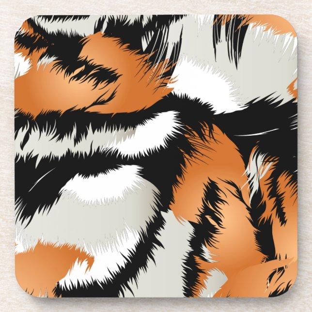 Dessous-de-verre Bandes de tigres (Devant)