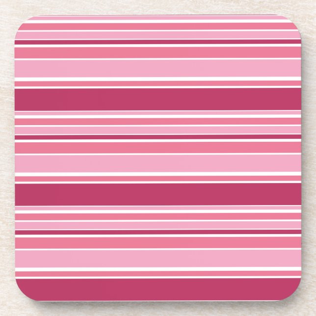Dessous-de-verre Bandes roses (Devant)