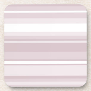 Dessous-de-verre Bandes roses à quartz rose