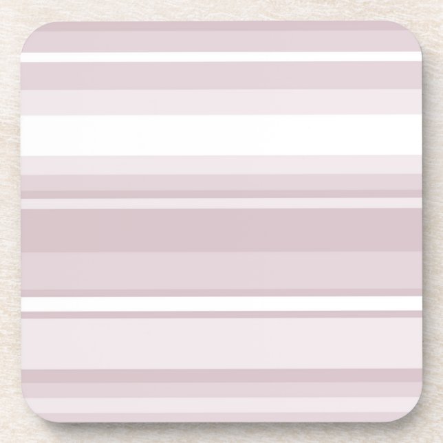 Dessous-de-verre Bandes roses à quartz rose (Devant)