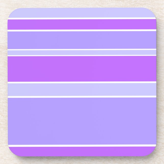 Dessous-de-verre Bandes violettes (Devant)