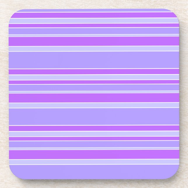 Dessous-de-verre Bandes violettes (Devant)