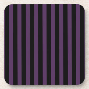 Dessous-de-verre Bandes violettes foncées et noires