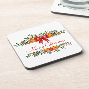 Dessous-de-verre Bannière de vacances jolie personnalisée