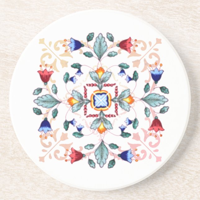 Dessous de verre Bar Sandstone - Fiori Light (Devant)