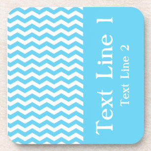 Dessous-de-verre Barbados Surf Wave Chevron personnalisable