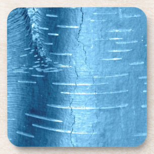 Dessous-de-verre Barre d'arbre bleu
