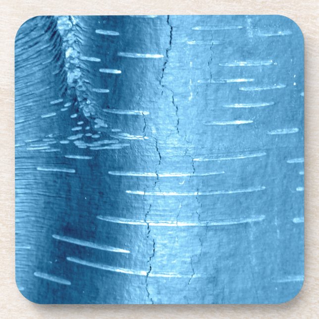 Dessous-de-verre Barre d'arbre bleu (Devant)