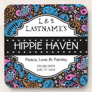 Dessous-de-verre Barre hippie faite sur commande de maison de