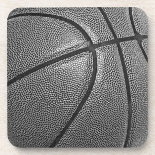 Dessous-de-verre Basket-ball en niveaux de gris
